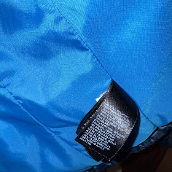 North Face Puffer Jacket Women Medium Blue 550 Down Fill Packable Lightweight - Picture 13 of 14
